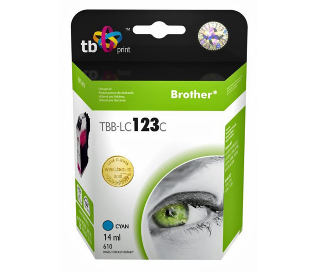 TB Print Tusz do Brother LC123 Cyan TBB-LC123C - 171772 - zdjęcie